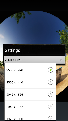 Screenshot of FishEyeVideo Pro