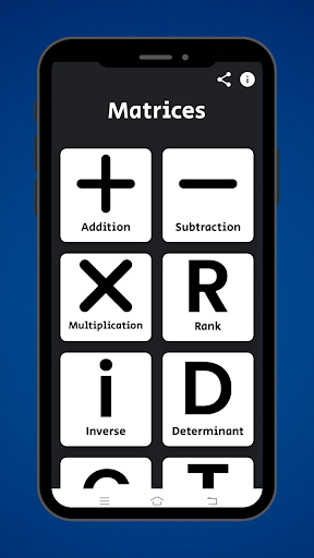 Matrices (Matrix Calculator) Screen 2