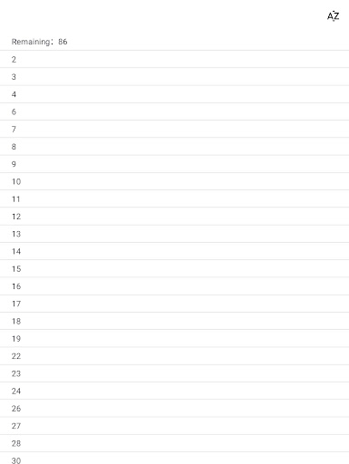 NumberDrawApp Screen 3