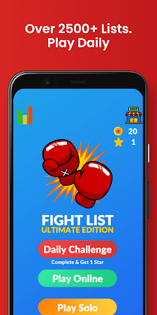Game screenshot Fight List Ultimate Categories mod apk