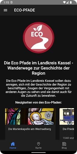 Eco-Pfade Screen 2