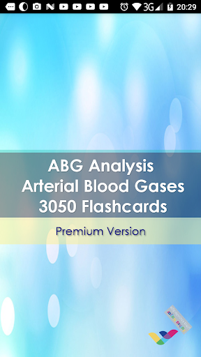 Android application ABG Arterial Blood Gases Exam screenshort