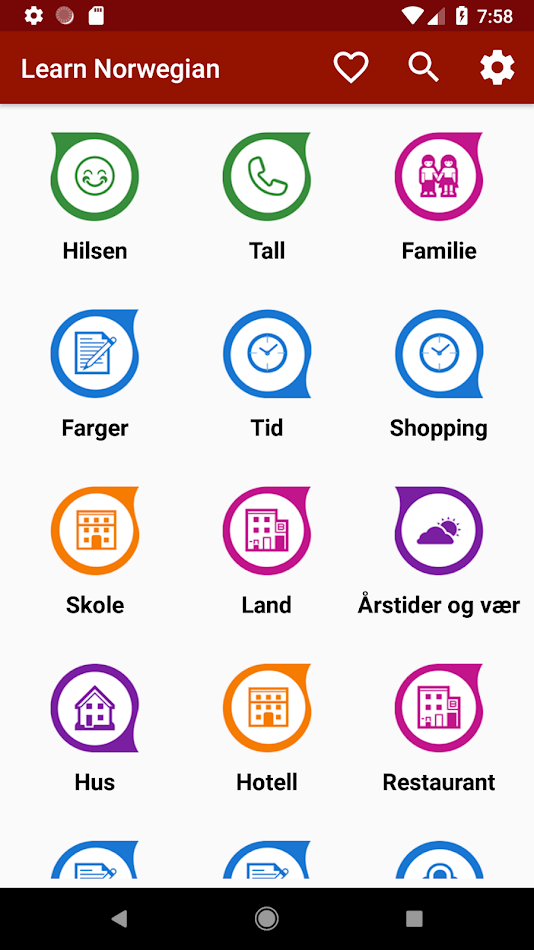 #1. Learn Norwegian Offline For Go (Android) di: ASI Edu