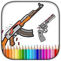 Icon image Gun Coloring Books