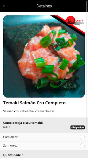 Kenji Sushi Delivery Screen 3
