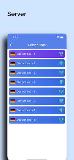VPN Deutschland Screen 3