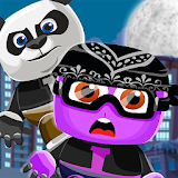 Panda and friends out for Adventure icon