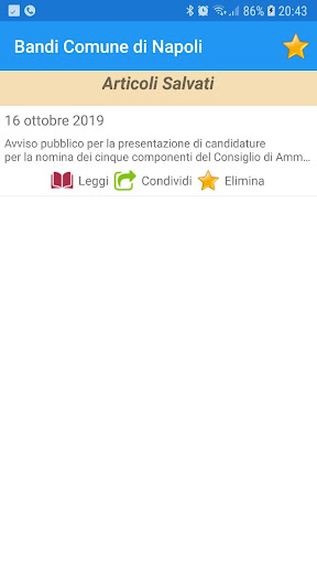 Bandi Comune di Napoli