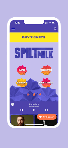 Android application Spilt Milk screenshort