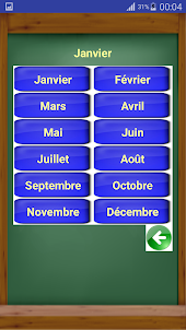 Les mois en français