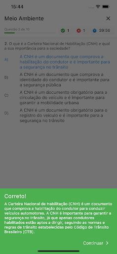 Simulado Detran Carteira CNH