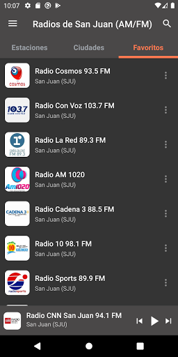 Radios de San Juan (AM/FM) Screen 3