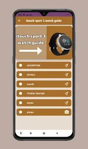 itouch sport 3 watch guide