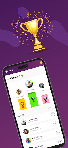 Android application TIK AND TAKE QUIZ screenshort