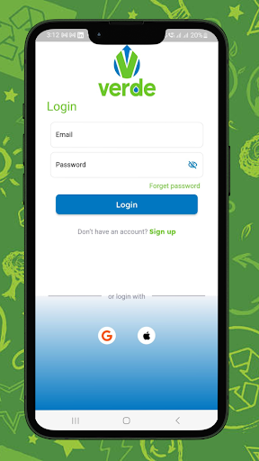 Android application Verde Waste Employee screenshort