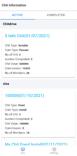 Chit Drive Screen 2