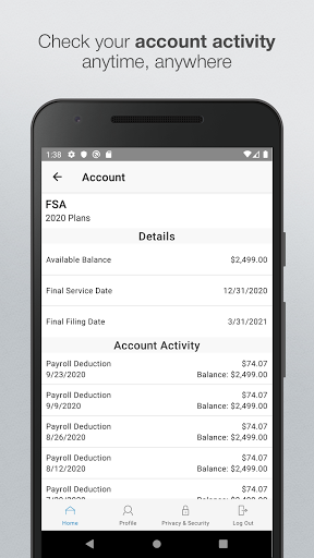 ABS Mobile Accounts Screen 2