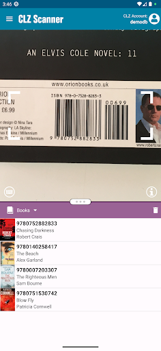 Screenshot of CLZ Scanner
