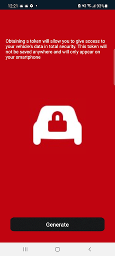 Android application Acces Token screenshort