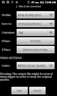 Video Converter Android Screenshot