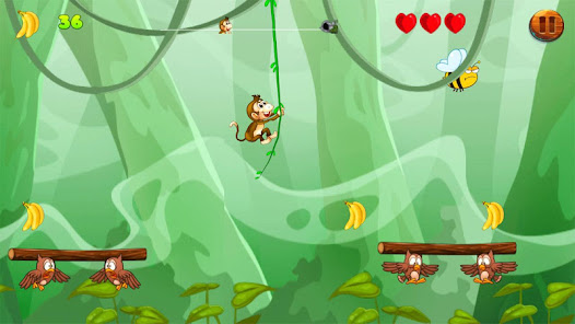 Captura de Pantalla 2 Jungle Monkey Run 2 : Banana A android
