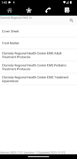 Clarinda Regional EMS Screen 3