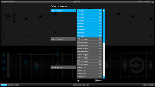 Learn Bass Guitar Lessons Free Screen 2
