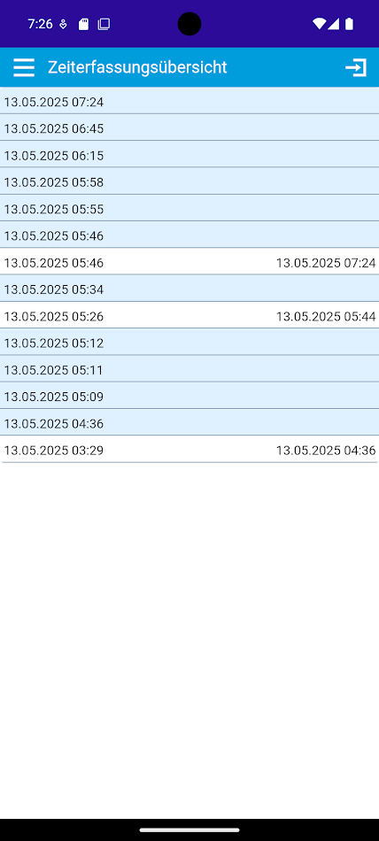 #2. Zeit (Android) De: Fa. SOL-IT GmbH