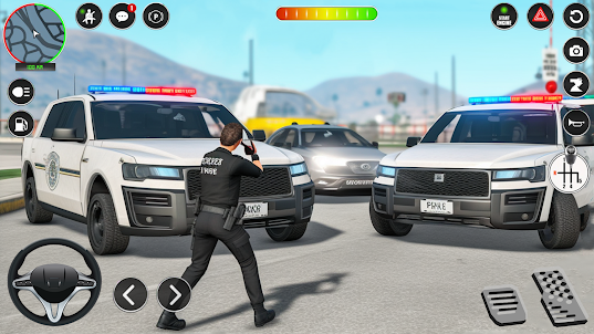 경찰 SUV 체이스 도둑 게임