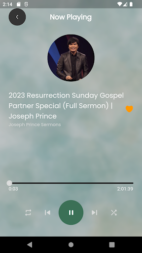 Android application Joseph Prince Sermons screenshort