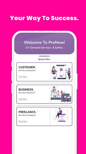 Android application ProNow Home Services Exchange screenshort