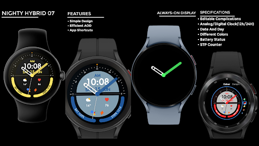 Nighty Hybrid 07 - watch face screenshot 18