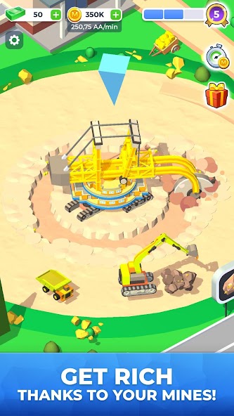 Mining Inc. 1.16.0 APK + Мод (Unlimited money) за Android