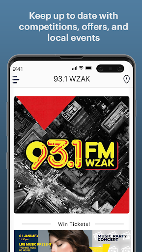 93.1 WZAK Screen 3