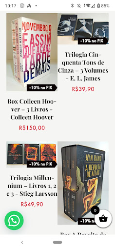 Android application Sebo Touché Livros Usados screenshort