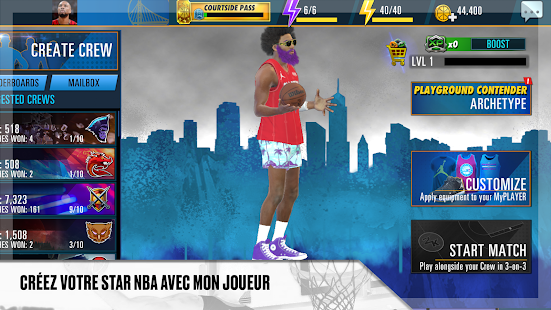 Code Triche NBA 2K Mobile - jeu de basket APK MOD Argent illimités Astuce screenshots 2