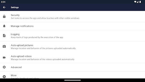 Screenshot of ownCloud