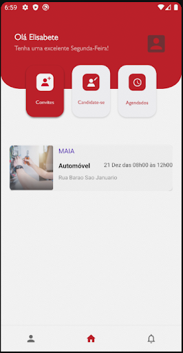 Android application Mydjob screenshort