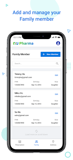 nuPharma Patient Screen 3
