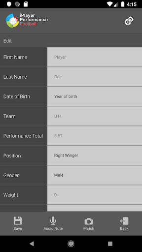 iPlayer Performance Football