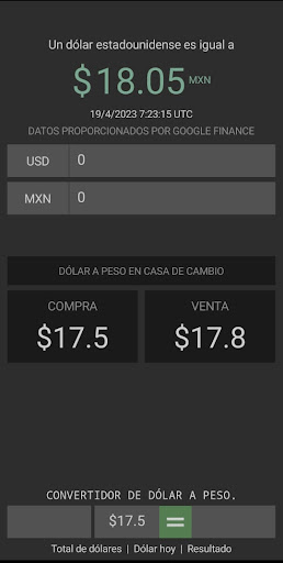 Dolar a peso Screen 3