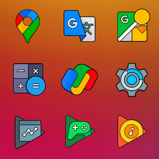 Хрустящий HD - Icon Pack