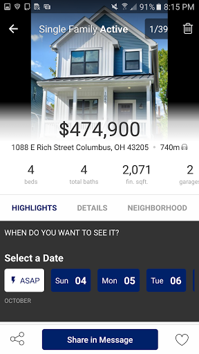 Cutler Real Estate Screen 2