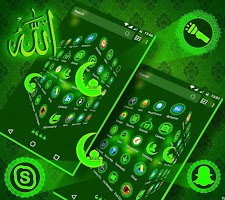screenshot of Allah Launcher Theme
