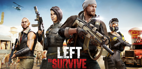 Left to Survive: لعبة الزومبي