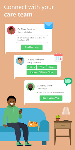 Android application MyDHR screenshort