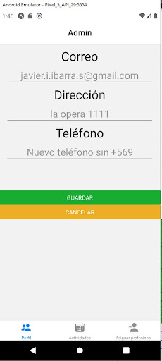 Android application SafelyMovil screenshort