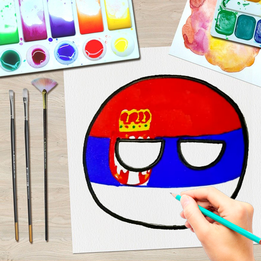 How to Draw Countryballs