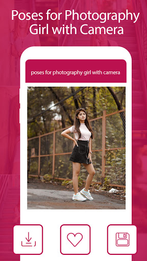 Poses For Photography Girl With Camera