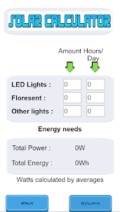 Solar Power Calculator